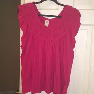 Free People We the Free hot pink top S